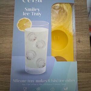 Yellow Smiley Ice Tray